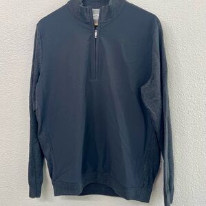 AdiPure by Adidas Golf Men's Gray Zipper Pullover Sweater Collegiate NWOT